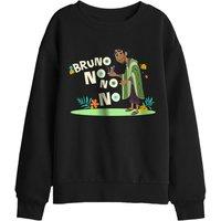 Disney Encanto Bruno No, No, No Kids Sweatshirt, Black | Size: 7-8 Years