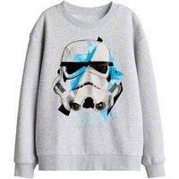 Star Wars Trooper Cuts Kids Sweatshirt, Athletic Heather in Light Grey | Size: 7-8 Years