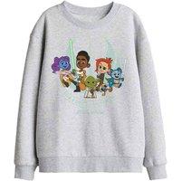 Star Wars Young Jedi Adventure Force Is With Us Kids Sweat in Light Grey | Size: 12-13 Years