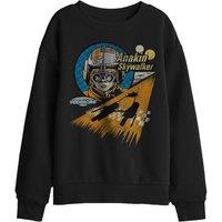 Star Wars Mos Espa Anakin Kids Sweatshirt, Black | Size: 12-13 Years