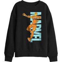 Marvel Iron Man Emerge Kids Sweatshirt, Black | Size: 12-13 Years