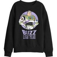 Disney Toy Story Buzz Kids Sweatshirt in Black | Size: 5-6 Years