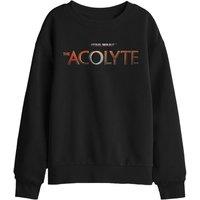 Star Wars The Acolyte Full Logo Kids Sweatshirt, Black | Size: 12-13 Years
