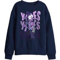 Disney Inside Out 2 Fear Kids Sweatshirt, Navy | Size: 12-13 Years
