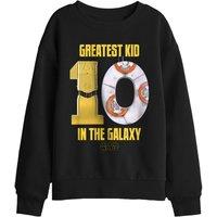 Star Wars Greatest Kid C3Po Bb8 Kids Sweatshirt, Black | Size: 7-8 Years
