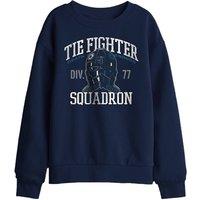 Star Wars Tie Fighter Squadron Kids Sweatshirt, Navy | Size: 7-8 Years
