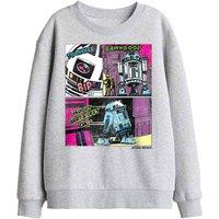 Star Wars R2D2 To The Rescue Kids Sweatshirt, Athletic Heather in Light Grey | Size: 7-8 Years