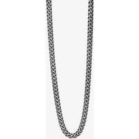 Fred Bennett Men's Antique Plated Curb Chain N4586 in Black | Size: 61 cm