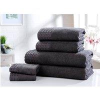 Rapport Home Retreat Cotton Super Soft & Absorbant Towel in Charcoal