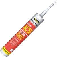 Everbuild Acoustic Sealant & Adhesive 380Ml Ac50 in White