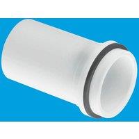 McAlpine T7 1.5" Pushfit Overflow Adaptor in White