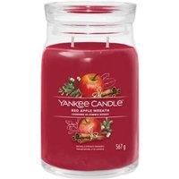 YANKEE CANDLE Signature Red Apple Wreath Large Jar Red 567g