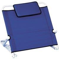 Loops Adjustable Bed Back Rest - Blue Canvas Back Support - 5 Different Angles