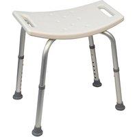 Loops Shower Stool with Integrated Handles - Aluminium Frame - Anti Slip Feet Safety