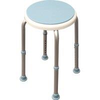 Loops Bath Stool with Rotating Seat - Height Adjustable Shower Aid Seat - 135kg Limit