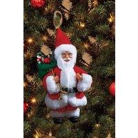 Marco Paul Hanging Santa Claus Christmas Tree Decoration in Red