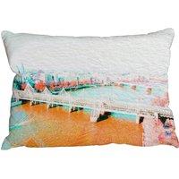 Benjamin Tate Design Cushions - LONDON EYE VEIW Orange (Cushion)