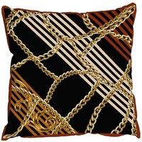 Benjamin Tate Design Cushions - Chains & Stripes (Cushion)