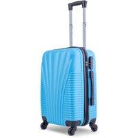 Tanness 35L Hard Shell Cabin Suitcase - 55cm Carry On Luggage - Blue