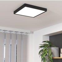 Eglo Fueva 6 Modern Ultra-Slim LED Black Square Ceiling Light
