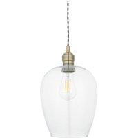 Netlighting 'LIVORNO' Dimmable Stylish Indoor Glass Single Pendant Ceiling Lamp in Yellow