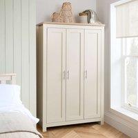 Birlea Highgate 3 Door Wardrobe Cream & Oak