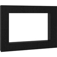 Berkfield Home TV Cabinet with Shelf 10 pcs Black oak Medium 30.5 x 30 x 90 cm