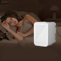 Havendro 4L White Mini Fridge Portable Table Top Cooler Warmer