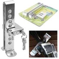 EONLION Anti-Theft Car Stainless Brake Clutch Pedal Lock Security Lock in Silver