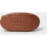 OSPREY LONDON Men's The Rugger Leather Washbag in Tan