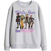 Star Wars Ahsoka Galaxy Ketsu Sabine Hera Kids Sweat in Light Grey | Size: 12-13 Years