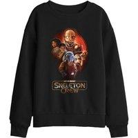 Star Wars Skeleton Crew Skeleton Group Kids Sweatshirt, Black | Size: 5-6 Years