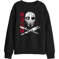 Star Wars Skeleton Crew Skeleton Sm33 Kids Sweatshirt, Black | Size: 12-13 Years