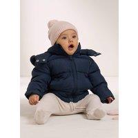 Truly Baby Padded Coat in Midnight | Size: 6-9 m