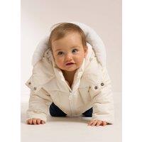 Truly Baby Padded Coat in Off-White | Size: 9-12 m