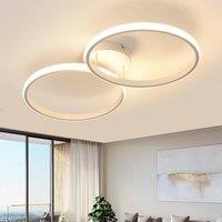 COMELY LED Ceiling Light, 36W Round Ceiling Lights, 3000K Warm Light, White