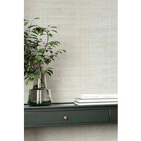 Boutique Lamont Weave Pearl Wallpaper in White | Size: 10000mm x 520mm