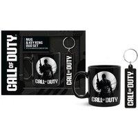 Call of Duty Mug & Keyring Duo Set Colour : Stealth in Black | Size: 0.6m2