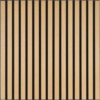 Fuse Acoustic Wall Panels Fuse Acoustic Wooden Slatted Wall Panel in Natural Oak in Light Oak