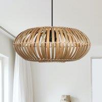 First Choice Lighting Loren - Bamboo Natural Pendant Lightshade