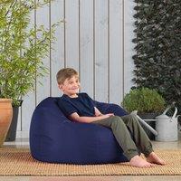 icon Teen Bean Bag Chair Grey Childrens Bean Bags in Navy