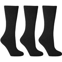 simpa Men's Heat Insulation Socks 2.4 tog Size 6-11 Triple Pack in Black