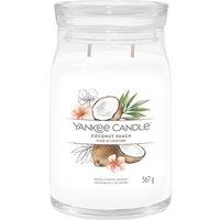 Yankee Candle Women's Signature Large Jar Coconut Beach in White