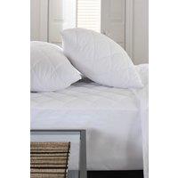 The Lyndon Company Anti Allergy Quilted Mattress Protector | Deyongs 1846 in White | Size: Single