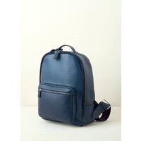 Truly Leather Unisex Backpack in Blue