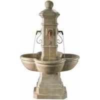 Altico Garden Products Ltd Courtyard Fountain - L81 x W81 x H133 cm in Brown