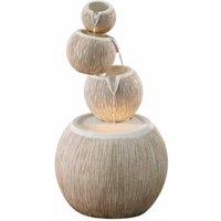 Altico Garden Products Ltd Poseidon Water Feature - L53 x W53 x H100 cm in Natural