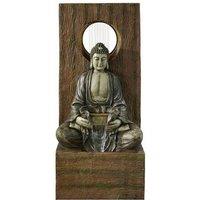 Altico Garden Products Ltd Halo Buddha Water Feature - L56 x W69 x H152 cm in Brown