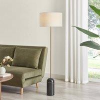 FurnitureboxUK Joceline Black Marble Standing Floor Lamp