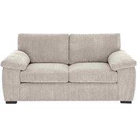 Bliss Furniture Jumbo Cord 2 Seater Sofa with Soft Fabric & in Cream Colour | Size: 2 Person